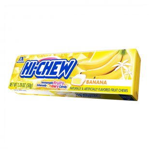 Hi-Chew Fruit Chews Banana 50g (1.76oz) (Box of 15)