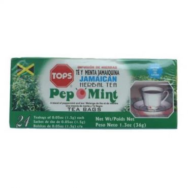 Tops Jamaican Peppermint Tea 36g (Box of 6)