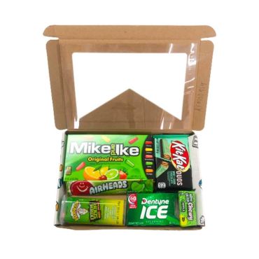Picaboxx Small Green American Candy Gift Box (Box of 6)