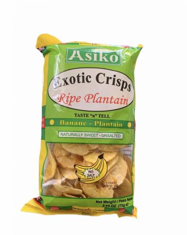 Plantain Crisps Unsalted 75g (Box of 30)
