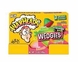 Warheads Wedgies Theater Box 99g (3.5oz) (Box of 12)