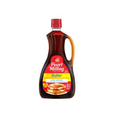 Pearl Milling Butter Lite Syrup 710ml (24oz) (Box of 12)