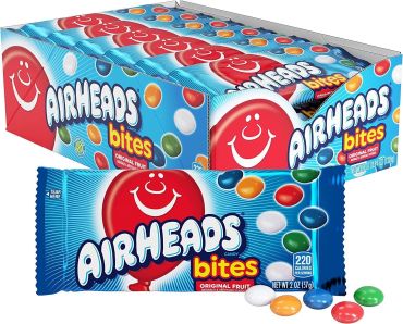 Air Heads Fruit Bites 57g (2oz) (Box of 18)