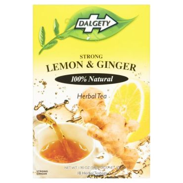 Dalgety Lemon & Ginger Tea 54g (18 Tea Bags) (Box of 6)