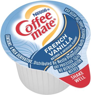 Coffee Mate French Vanilla Liquid 180 Count 10.60g (0.375oz) 
