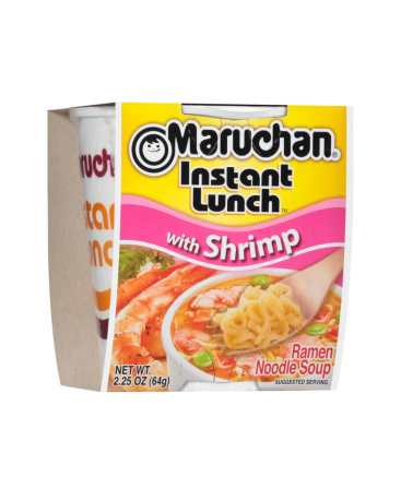 Maruchan Shrimp Cup Noodles 64g (2.25oz) (Box of 12)