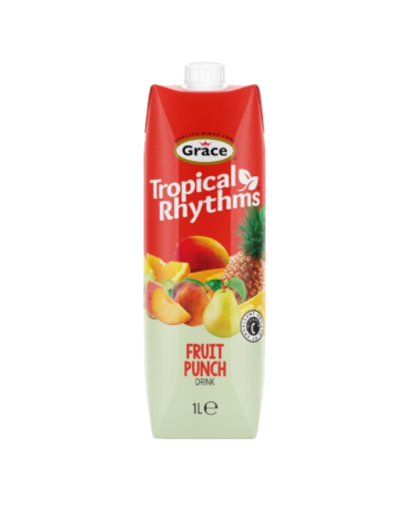 Grace Tropical Rhythms Fruit Punch 1Ltr Tetra Pack (Box of 12)