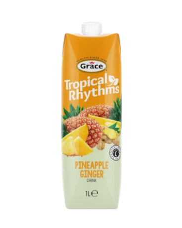 Grace Tropical Rhythms Pineapple Ginger 1Ltr Tetra Pack (Box of 12)