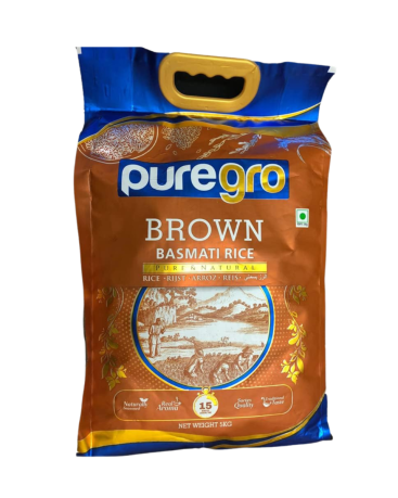 Puregro Brown Basmati Rice 5kg PMP £9.99
