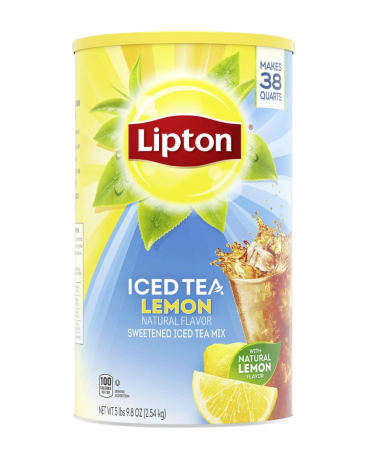 Lipton Iced Tea Lemon Flavour 2.54kg (5lbs) (38 Quart) (Box of 6) 67622643