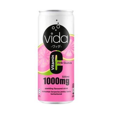 Vida Vitamin C Pink Guava Drink 325ml RRP £1.29 (Box of 24)