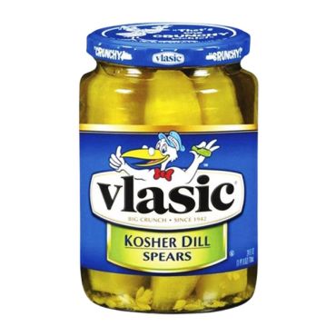 Vlasic Kosher Dill Spears 710ml (24 fl.oz) (Box of 6)