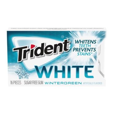 Trident Gum White Wintergreen 16ct (Box of 9)